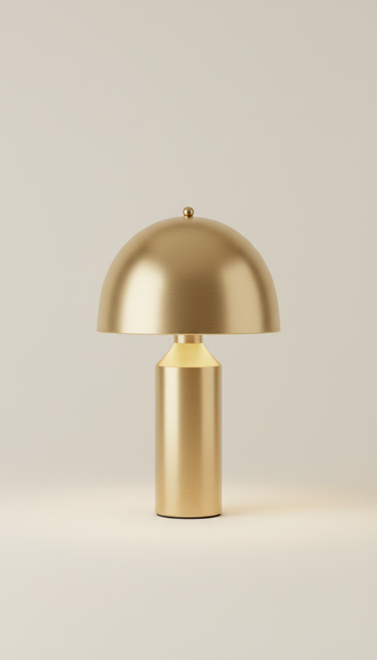 Brushed Gold Table Lamp